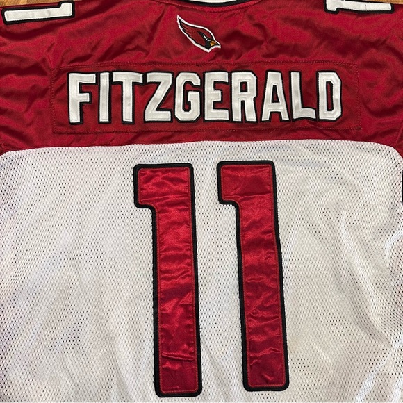 Arizona Cardinals Larry Fitzgerald #11 Reebok On Field Stitched Jersey Sz 52 - Picture 8 of 9
